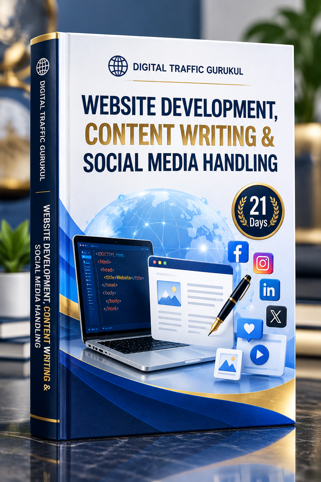Website Development, Content Writing and Social Media Handling course cover