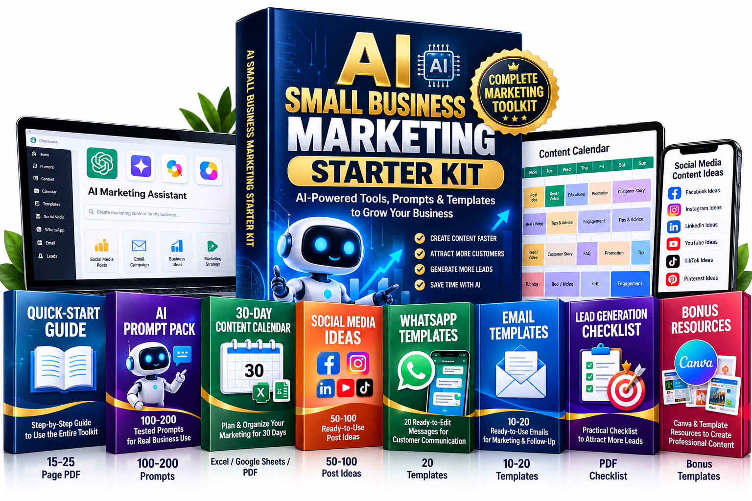 AI Small Business Marketing Starter Kit Product Features