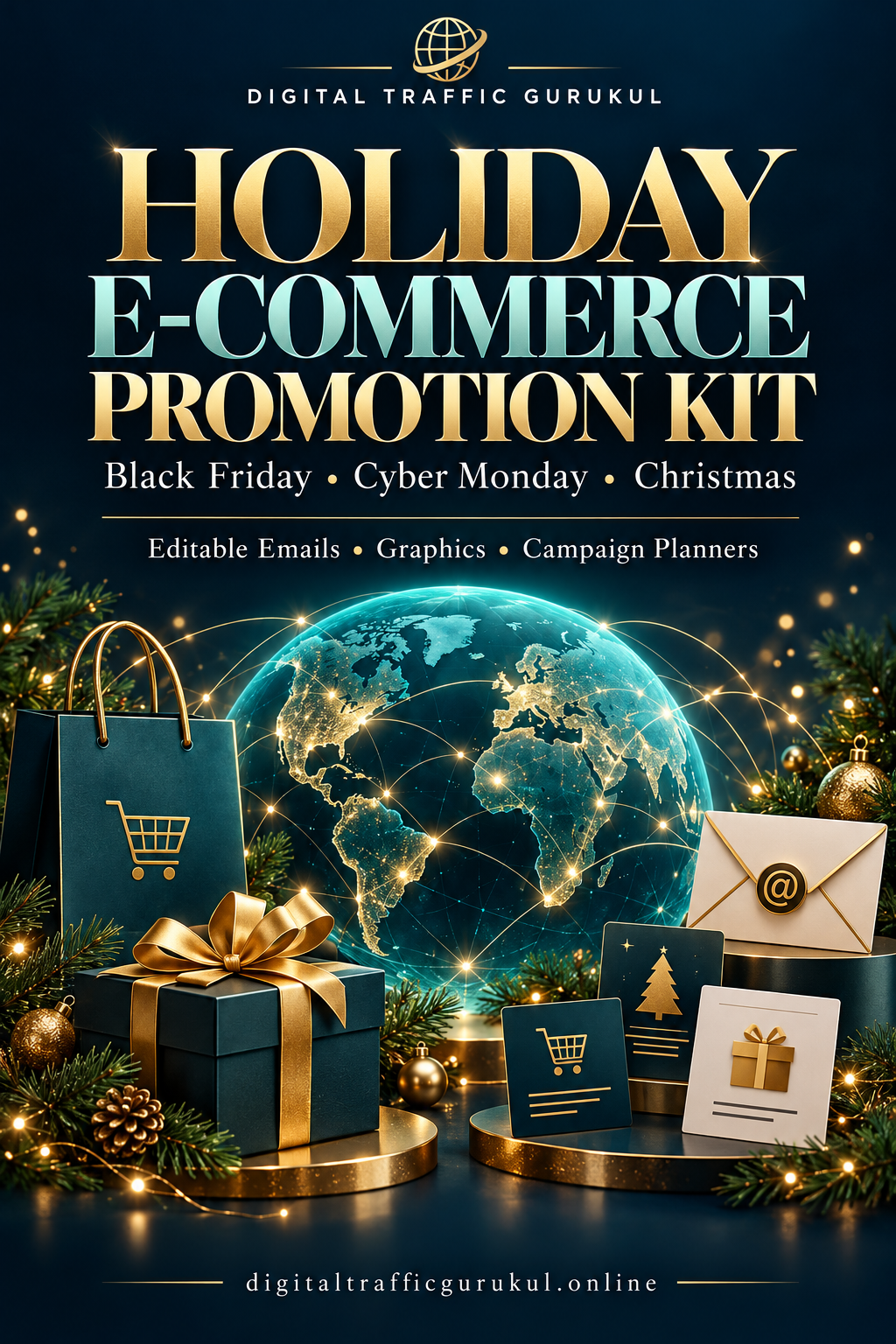 Holiday E-commerce Promotion Kit product cover by Digital Traffic Gurukul